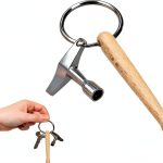 YAFIYGI Drum Keychain Authentic Double Drumsticks-0