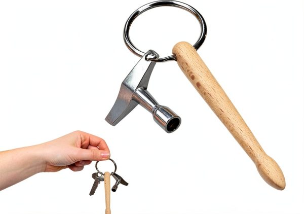 YAFIYGI Drum Keychain Authentic Double Drumsticks-0