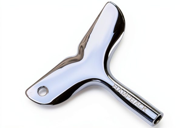 Whale Tail Drum Key Stainless Steel Drum Accessory-0