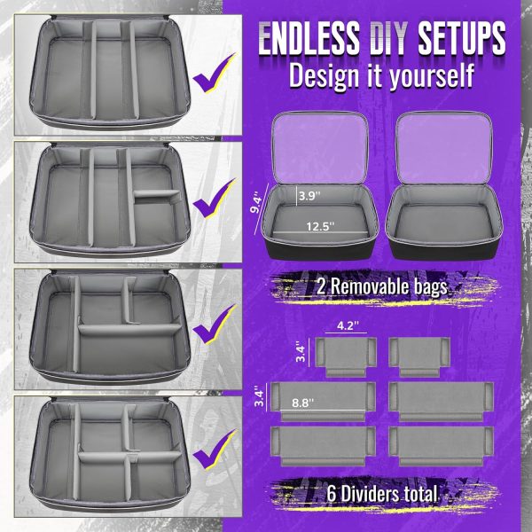 Tattoo Travel Case YOREPEK Black Tattoo Kit-4