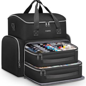 Tattoo Travel Case YOREPEK Black Tattoo Kit-0