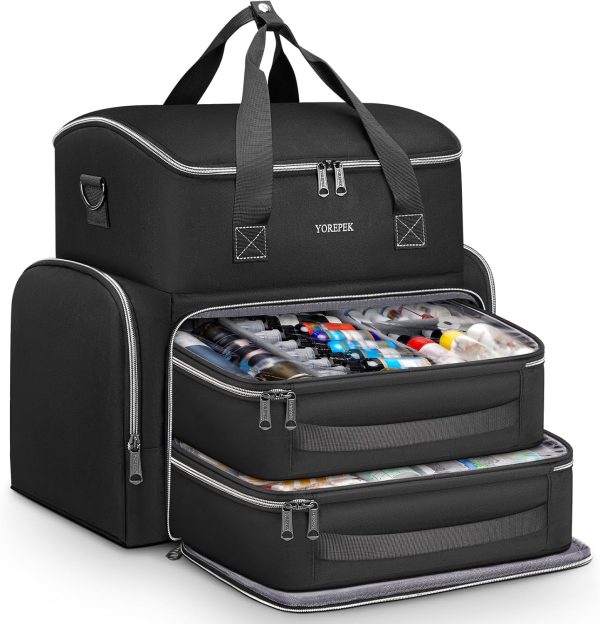 Tattoo Travel Case YOREPEK Black Tattoo Kit-0