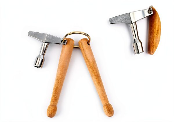 Mini Drum Key Set K31021 Wood Metal for Drummers-2