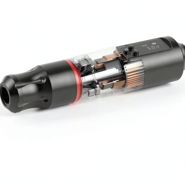 Wireless Tattoo Gun Wormhole Aluminum Alloy Kit-6