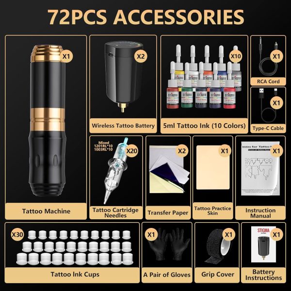 STIGMA Ponderosa Tattoo Machine Kit for Beginners-6