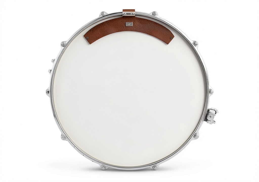 Snareweight leather drum dampening settings for M8 metal hoops