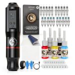 Wireless Tattoo Gun Wormhole Aluminum Alloy Kit-0