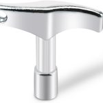 Drum Tuner Key Silver Alloy Steel Drummers-0