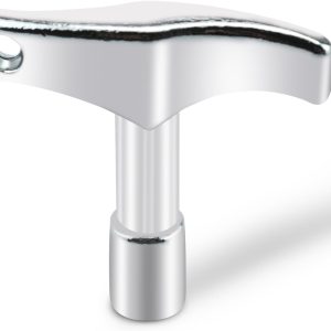 Drum Tuner Key Silver Alloy Steel Drummers-0