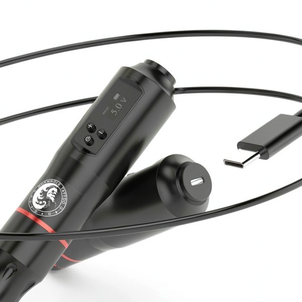 Wireless Tattoo Gun Wormhole Aluminum Alloy Kit-5