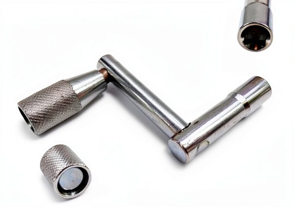 Drum Tuning Key Silver Black Metal Alloy-4
