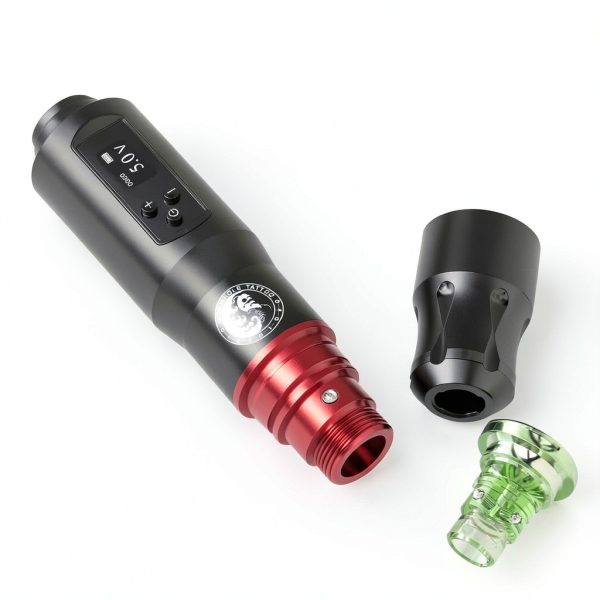 Wireless Tattoo Gun Wormhole Aluminum Alloy Kit-4