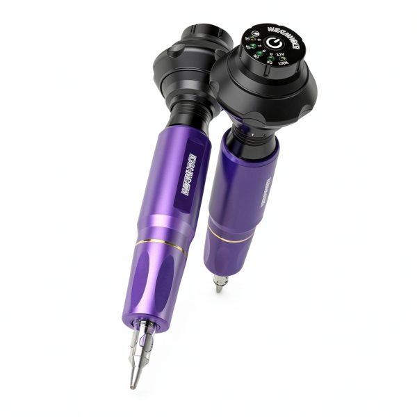 Wireless Tattoo Kit Wormhole Purple Gun Pro-6