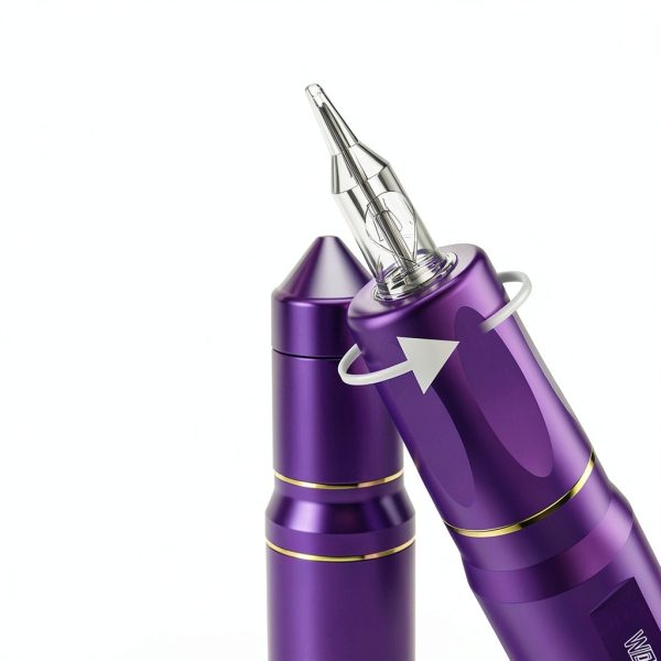 Wireless Tattoo Kit Wormhole Purple Gun Pro-7