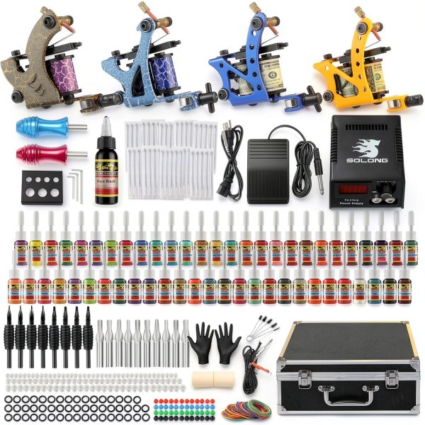 Solong Tattoo Complete Tattoo Kit for Beginners-0