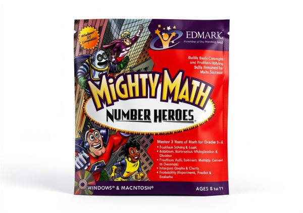 Edmark Master 3 Years of Math for Grades 3-6 Software Learning Program-0