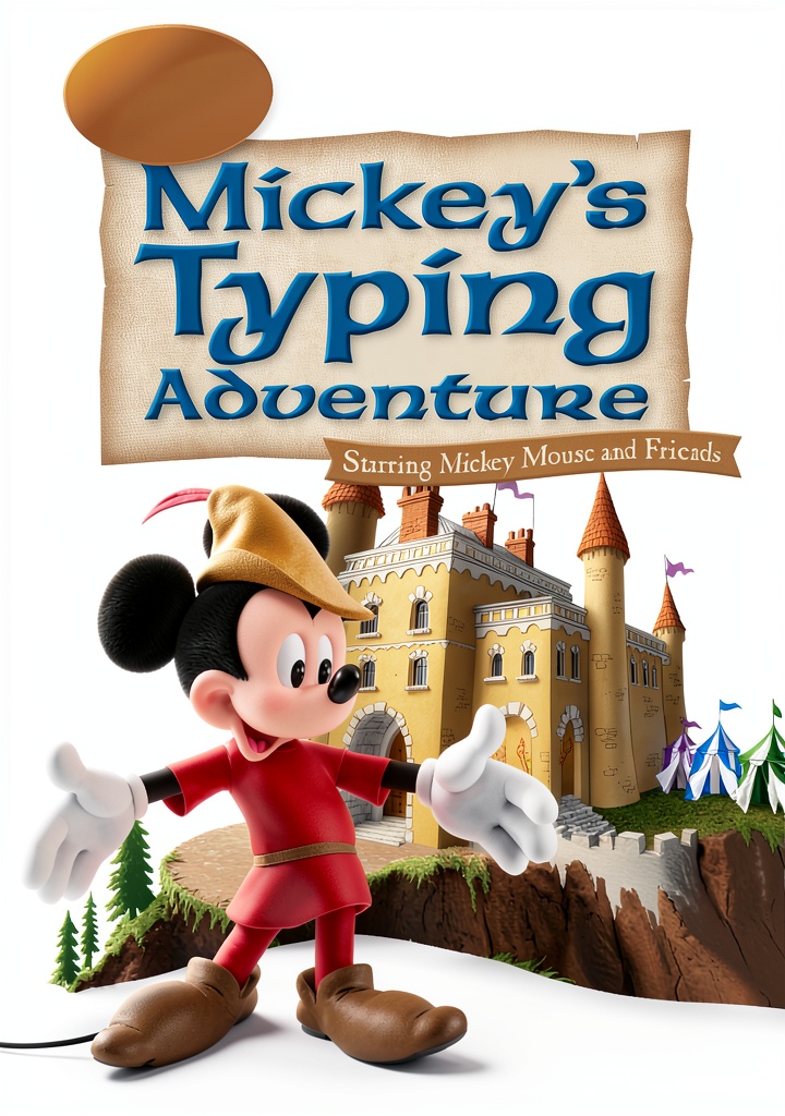 Child using Typing Adventure on a Mac laptop