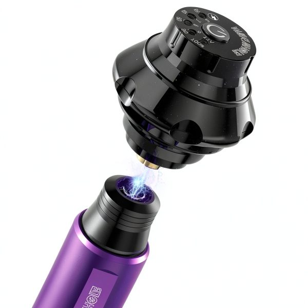 Wireless Tattoo Kit Wormhole Purple Gun Pro-2