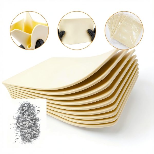 Tattoo Practice Skin MIHERT Silicone 3mm Sheets-3